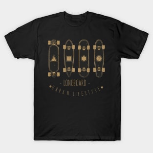 Longborder lifestyle t-shirt | Longboard decks T-Shirt